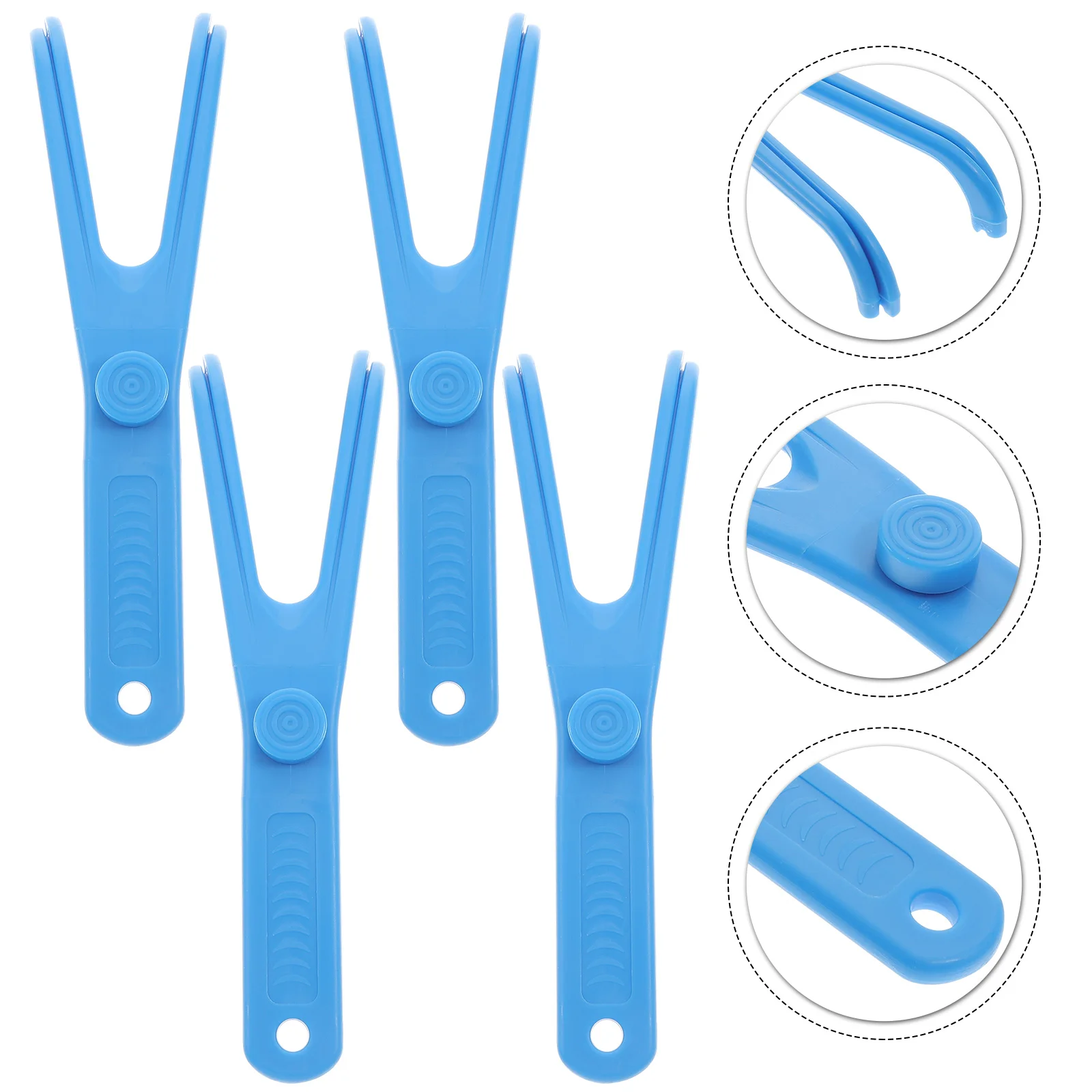 

Flossholder Flosser Teeth Cleaningpicks Handle Replaceable Pick Reusable Tool Stick Kids Flossers Threaderbraces Sticks Refill