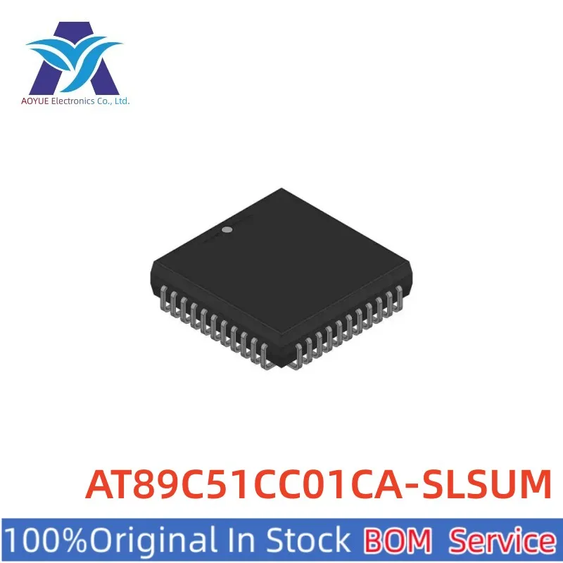 Новые оригинальные запасные электронные компоненты IC Φ AT89C51CC01 AT89C51CC01CA PLCC44 IC MCU One Stop BOM Service