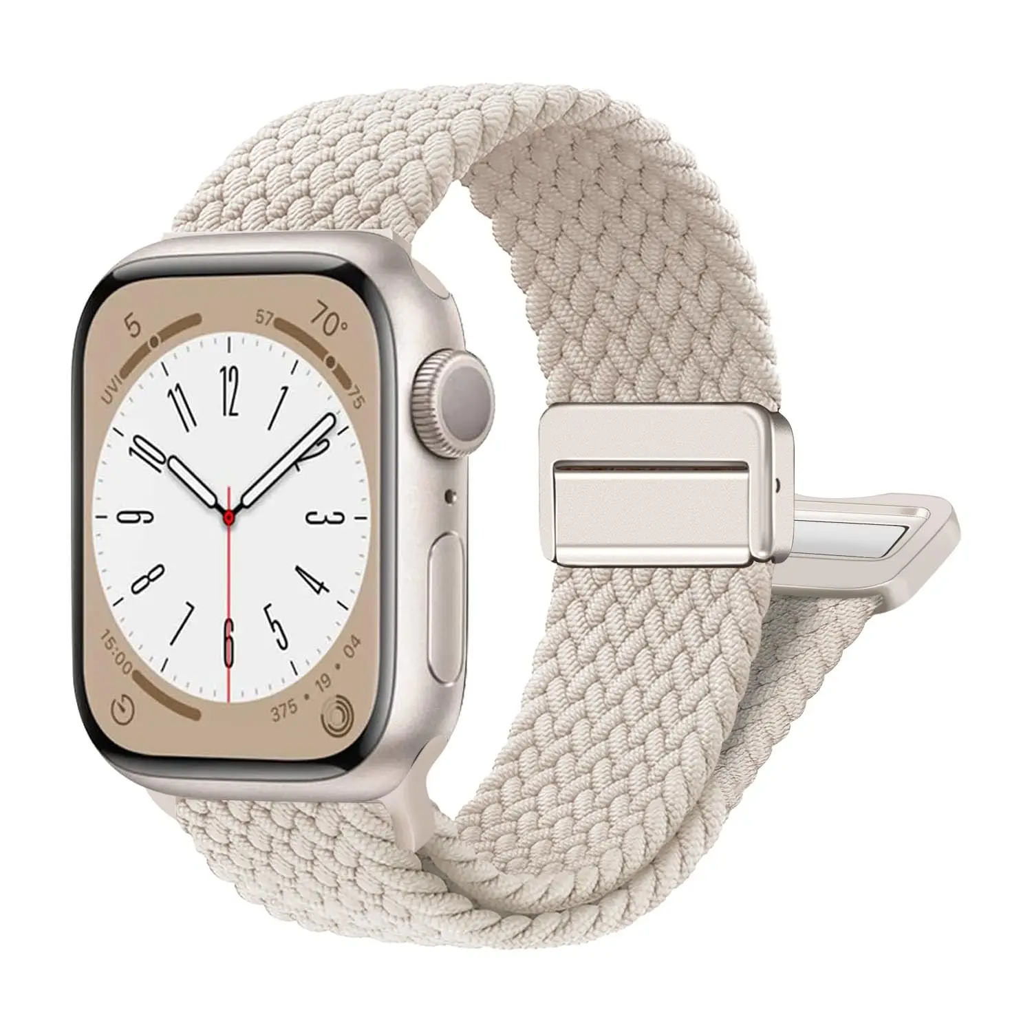 Geflochtenes Armband für Apple Watch-Armbänder 40 mm 45 mm 41 mm 44 mm 42/46 mm 49 mm Magnetarmband iWatch-Serie SE 7 5 6 8 9 10 11 Ultra3 2