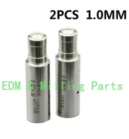 2pcs cnc 1 0mm white ceramic electrode guide fit edm wire cut machine parts for edm wire cut mill part
