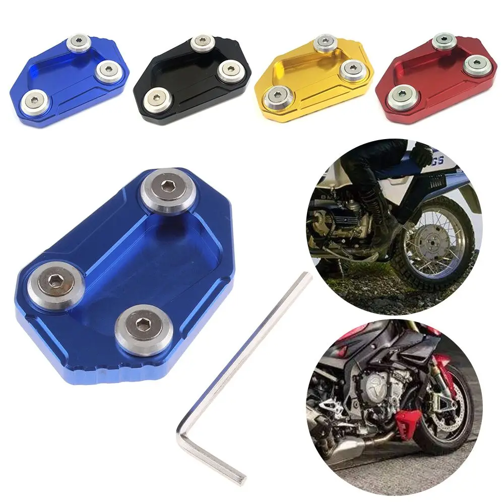 

Parts Side Kick Stand Big Foot Pad Foot Extension Magnifying Pad Foot Extension Pad For BMW S1000R K47 2014-2016