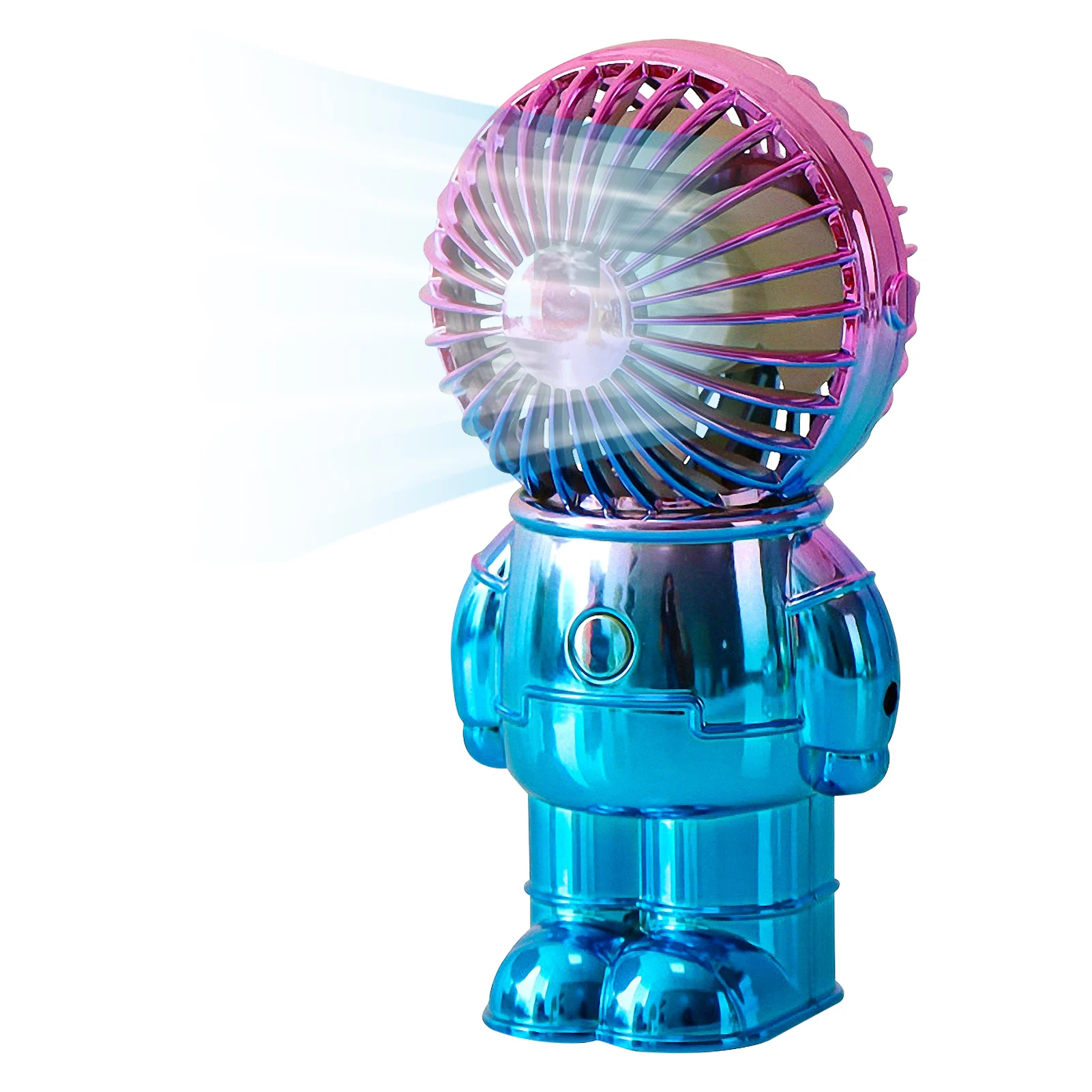 

Портативный ручной вентилятор, USB Перезаряжаемый настольный вентилятор, USB Перезаряжаемый телефон, 3 настройки скорости, уникальный настоль...