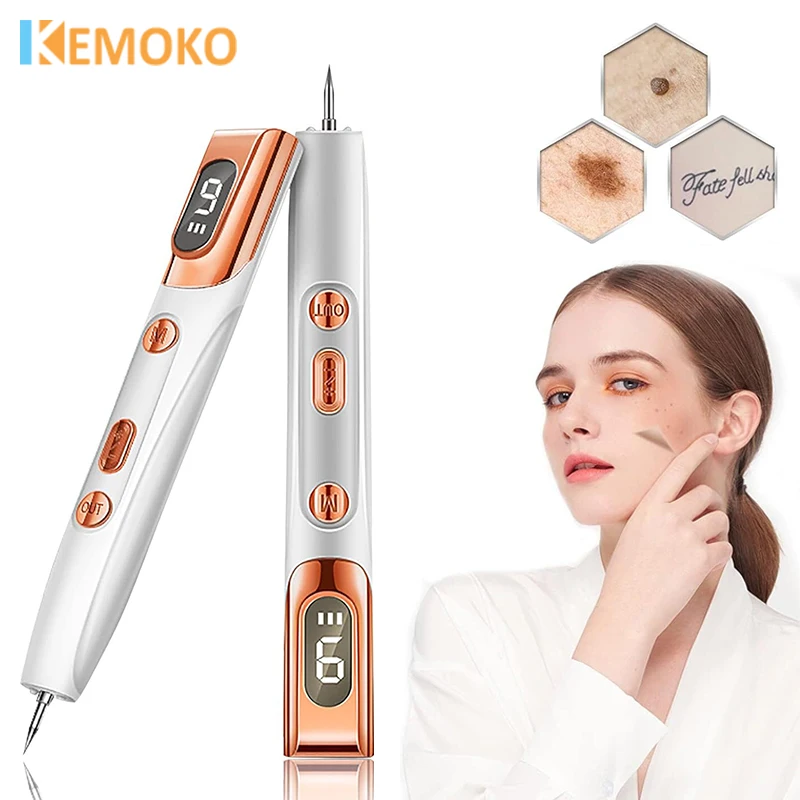 Теги для удаления кожи Лазерная плазменная ручка Машина родинок Пикосекундные