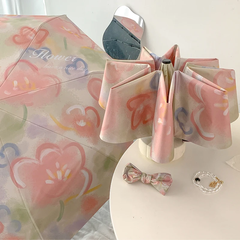 

Folding Luxury Umbrella Women Automatic Waterproof Kids Umbrella Outdoor Windproof Paraguas Mini Plegable Umbrella Accessories