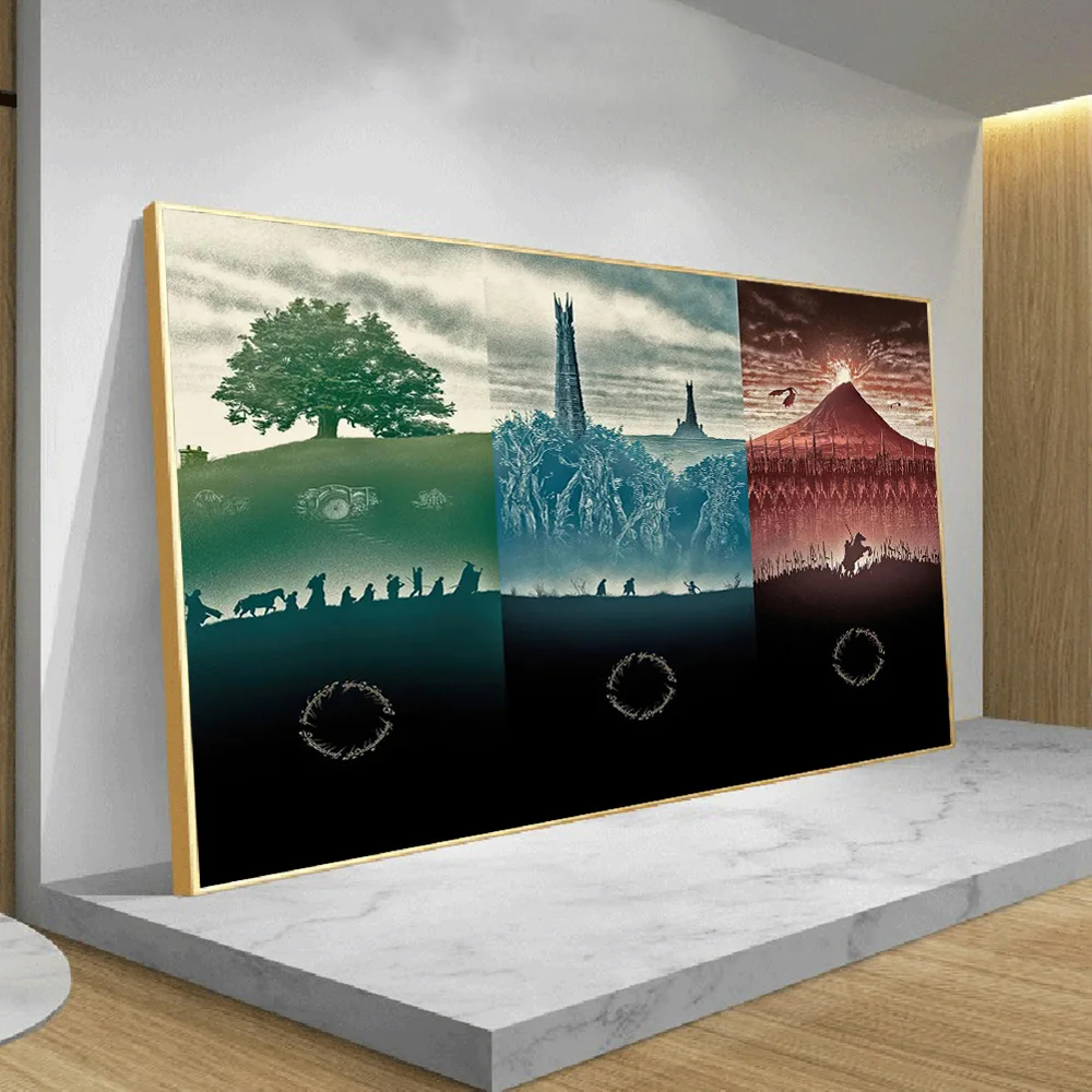 Классическое волшебное искусство на холсте для фильмов Властелин колец