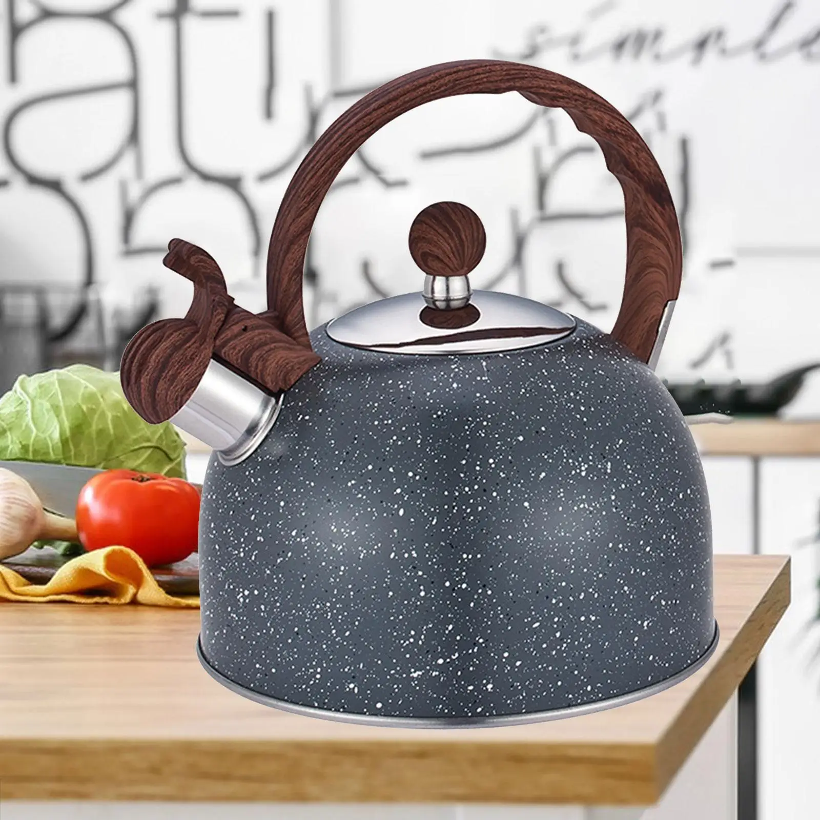

Stainless Steel Whistling Kettle Picnic Tea Pot Coffee Kettle for Camping
