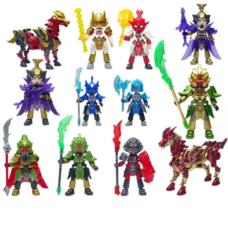 Новый три королевства красный заєц лошадь Кирин Сунь Укун блок-модель меха