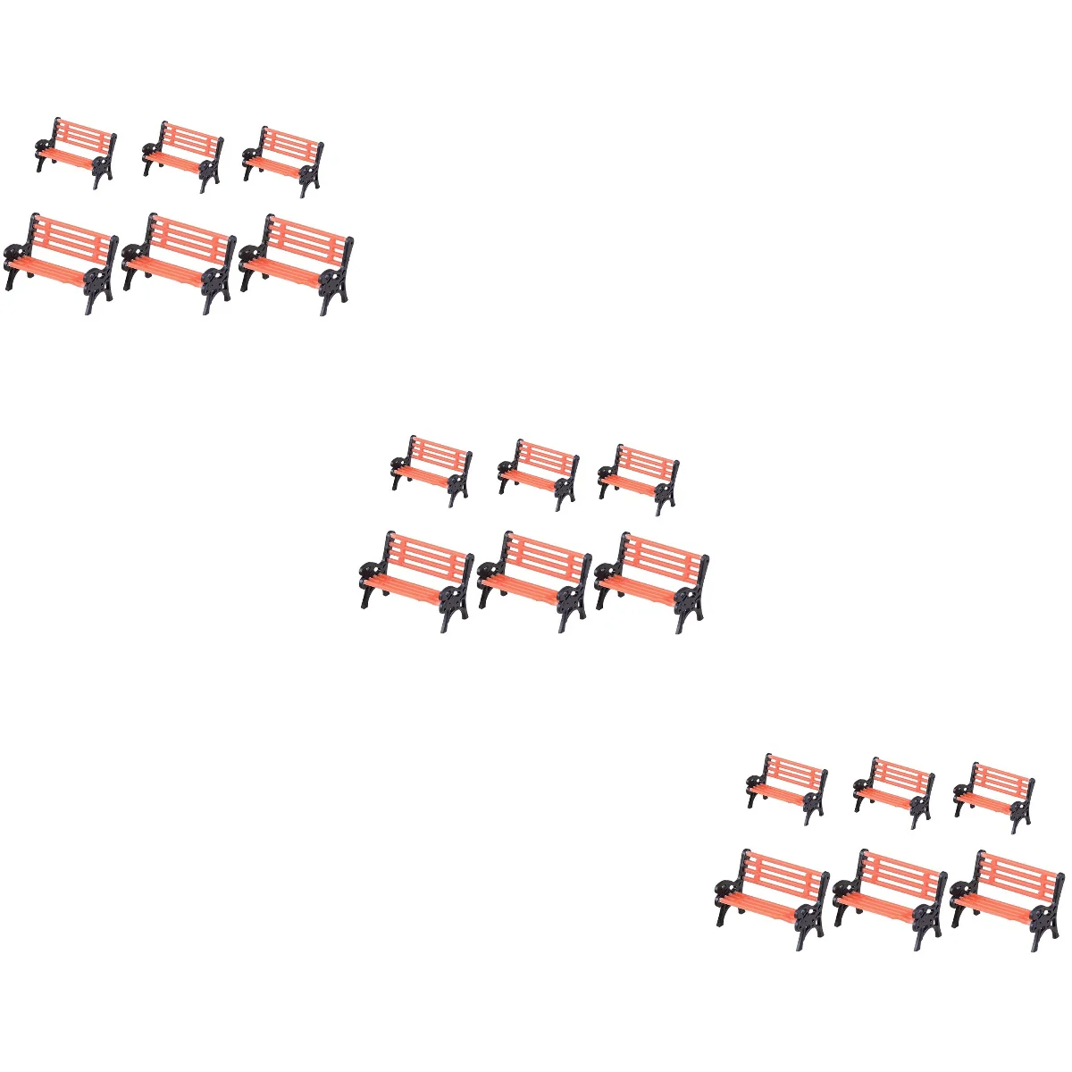 

Miniature Bench Benches Chair Porch Decorpark Ornament Garden Fairy Chairs Furniture Toy Pretendplanter Succulents Model House