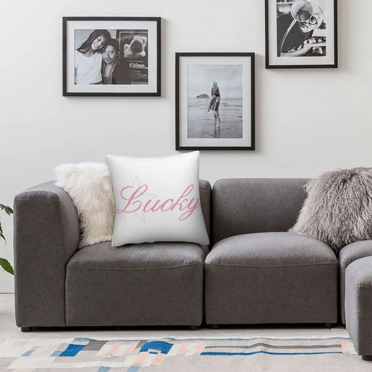 Одиночная наволочка Halsey Lucky полиэстеровая с принтом декоративная домашний