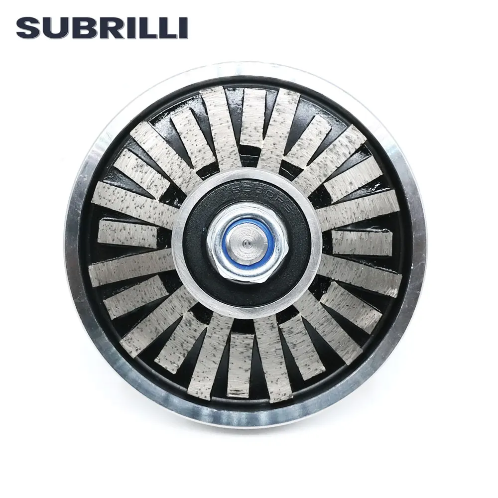 B25 Алмазный шлифовальный круг Demi Bullnose Спекание Сварочная сегментированная