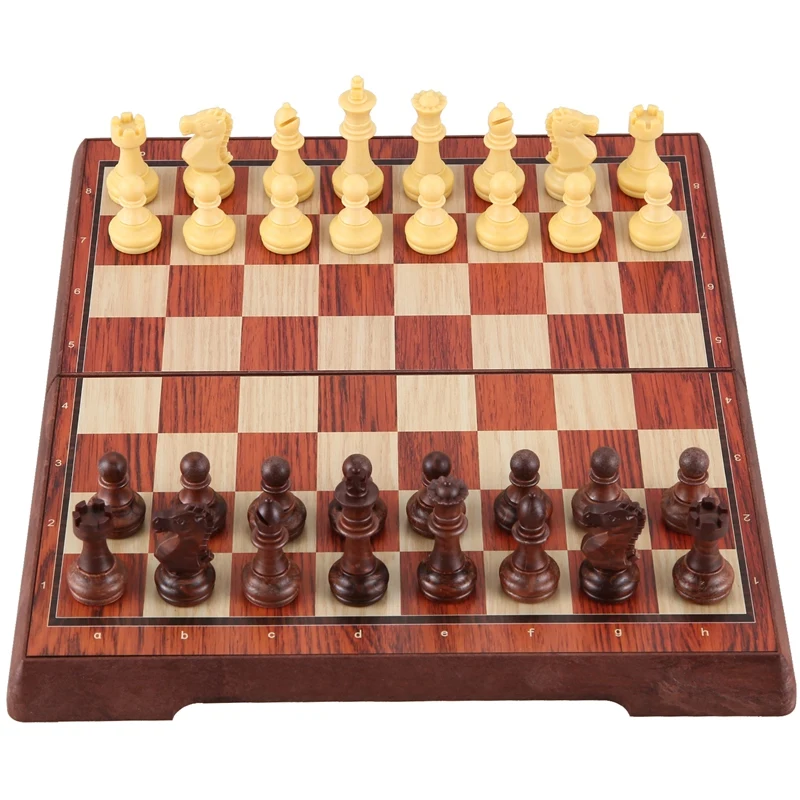 

Magnetic Board Tournament Travel Portable Chess Set New Chess Folded Board International Magnetic Chess Set Playing Gift