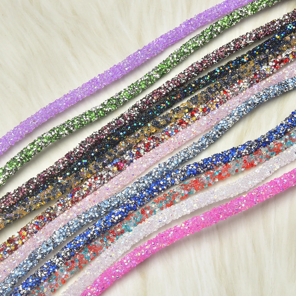7 мм блестящие фотообои украшения сделай сам одежда обувь красочная трубка шнур