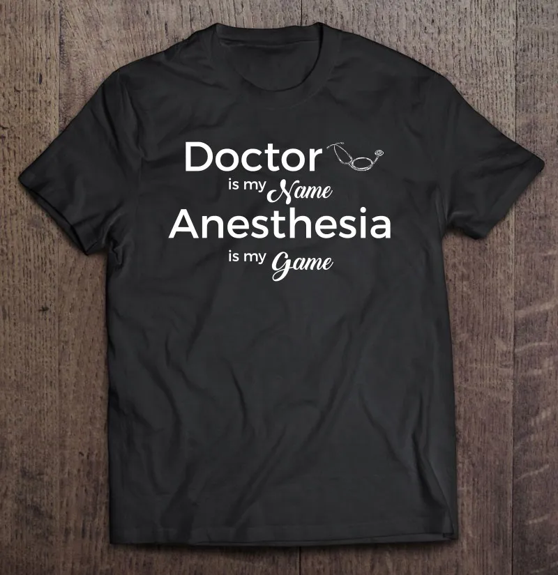 

Anesthesia Anesthesiologist Medical Doctor Men T-Shirts Oversize T-Shirt T Shirt T Shirt Oversize Korean Style Big Size Boys