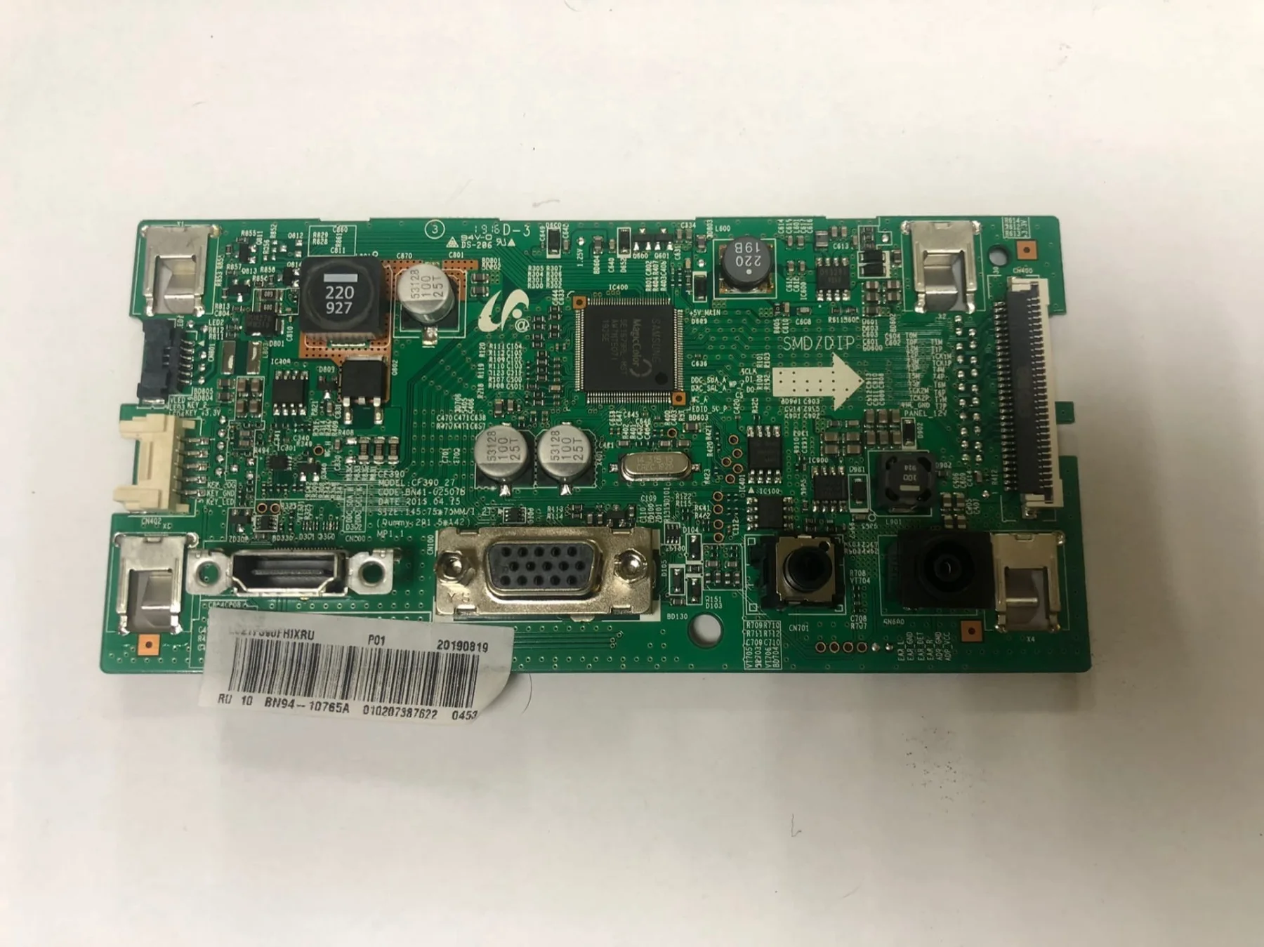 Материнская плата (Main) BN94-10765A для монитора Samsung LC27F390FH с разборки | Компьютеры и