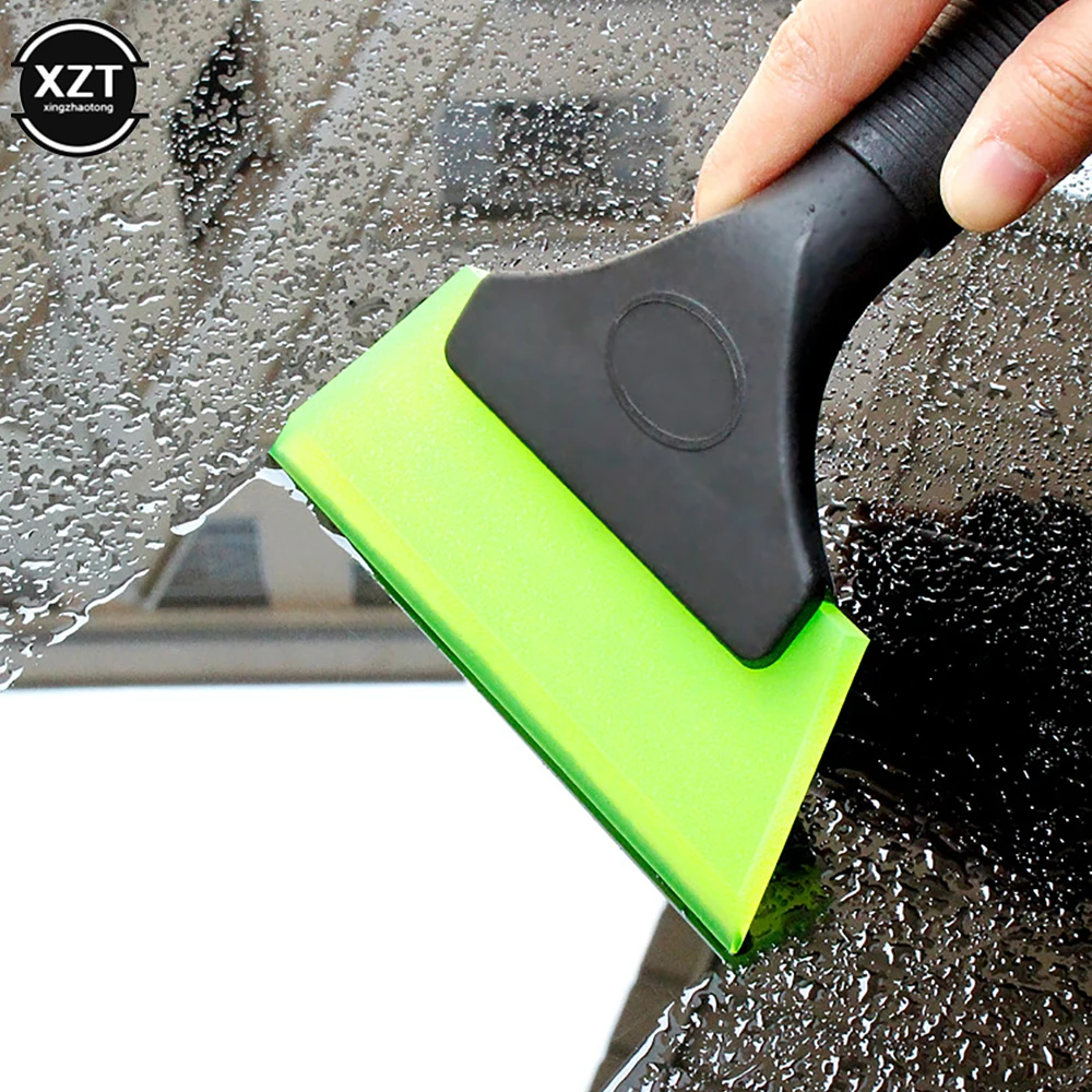 

Rubber Blade Handled Squeegee Car Wash Tinting Window Cleaning Scraper Shovel Glass Wrap Film Wiper Vinyl Bubble Remove Supplies
