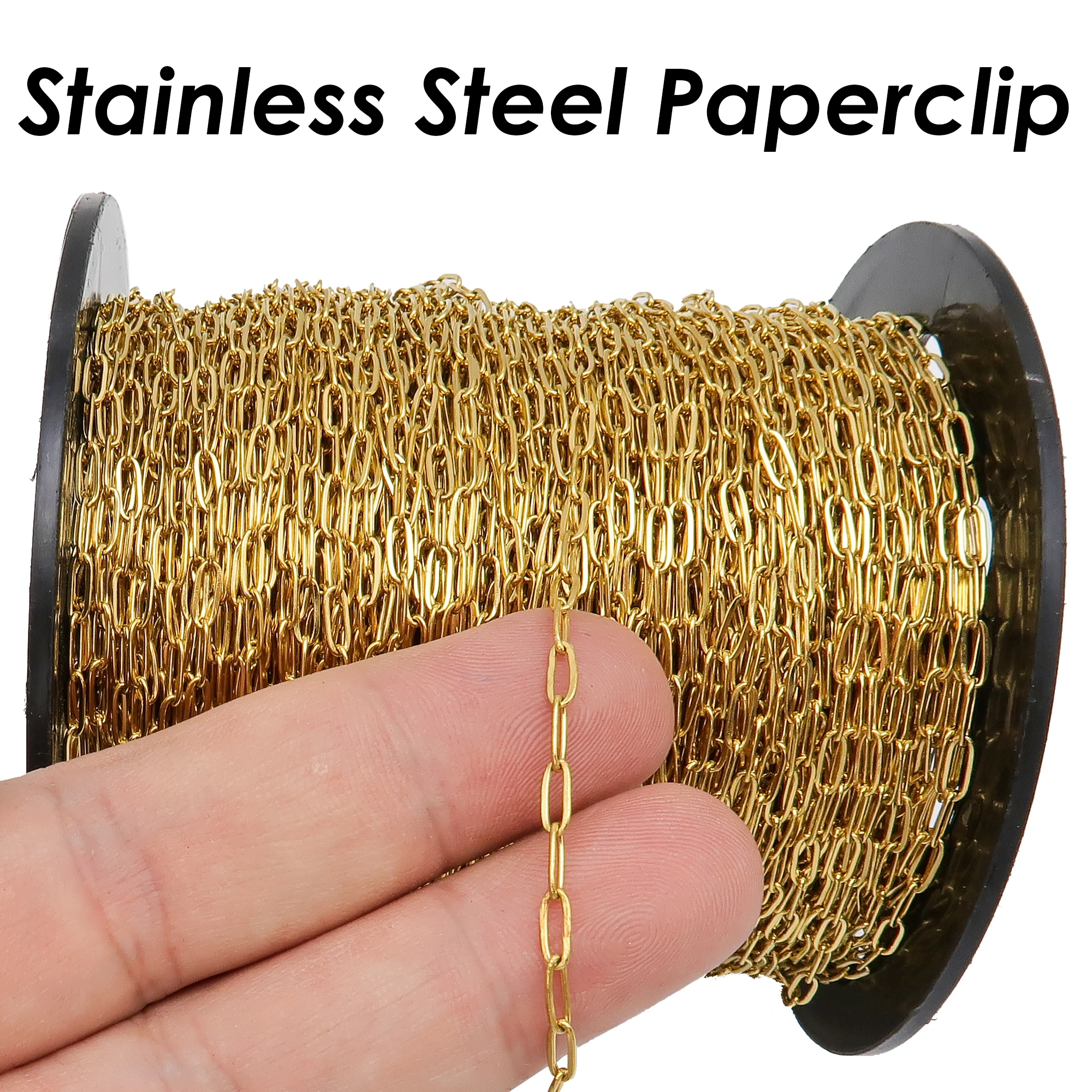 Цепочка-зажим для бумаги из нержавеющей стали
