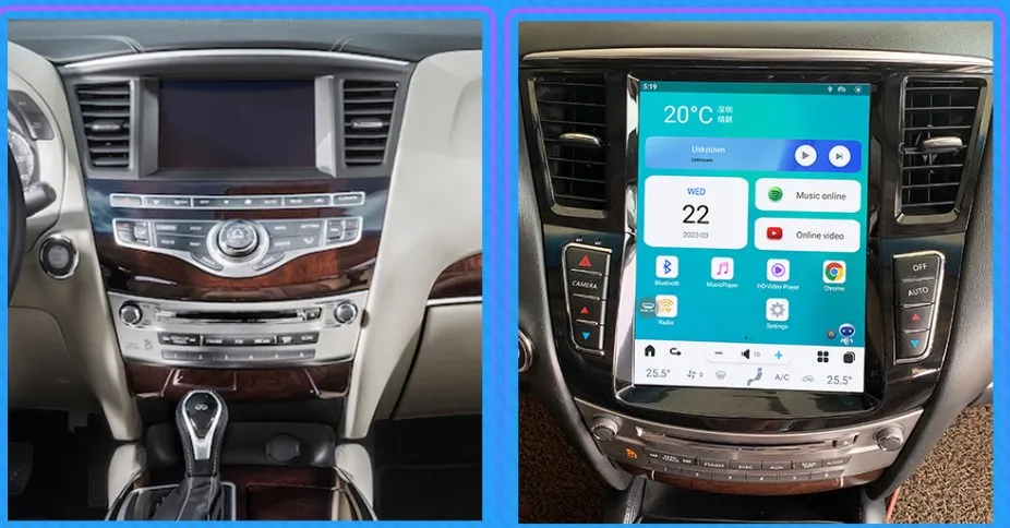 

Автомобильный радиоприемник на Android 12 для Infiniti QX60 JX35 2013-2020, мультимедийный стереопроигрыватель с Тесла-экраном, Wi-Fi, 5G Carplay Auto 8G + 256G