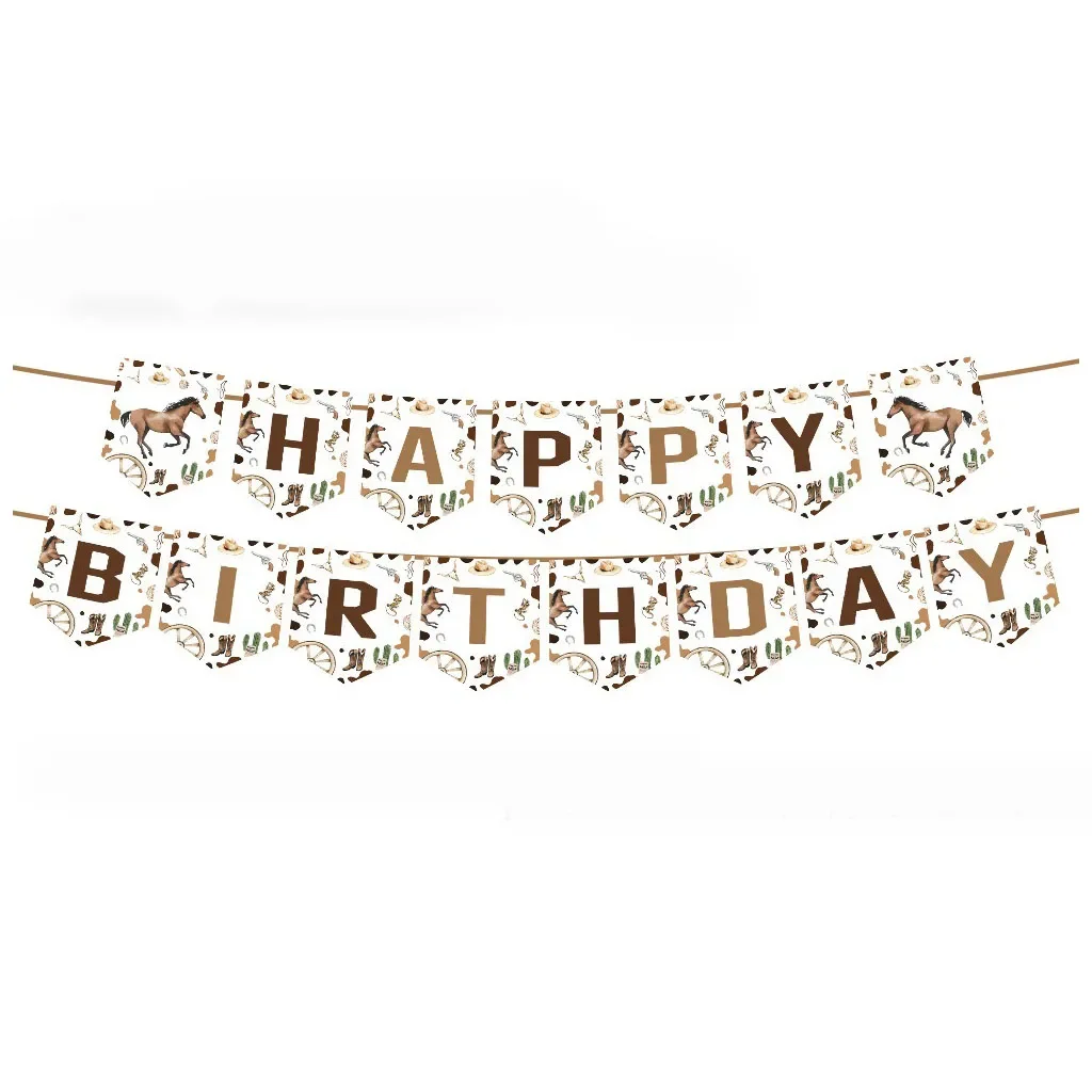 

Одноразовая посуда для детского праздника "Дикий Запад"