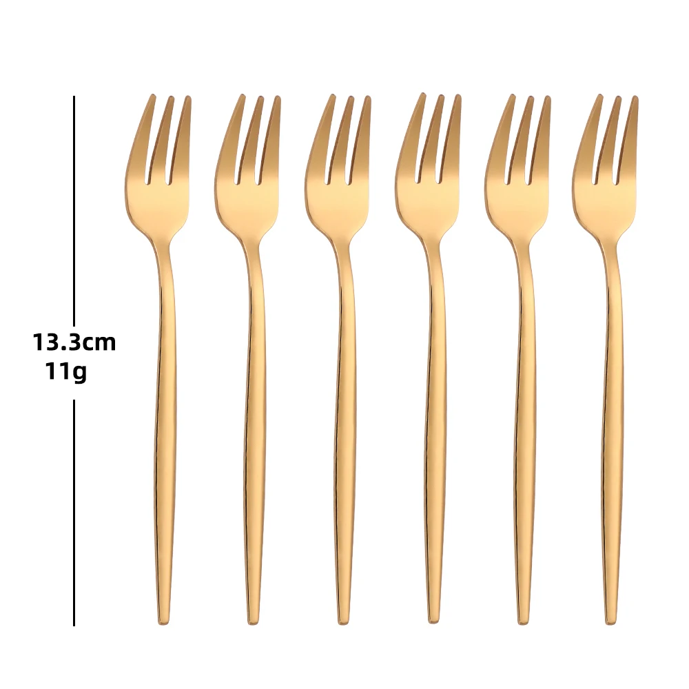 

6 шт. вилок для чая TD HOME из нержавеющей стали