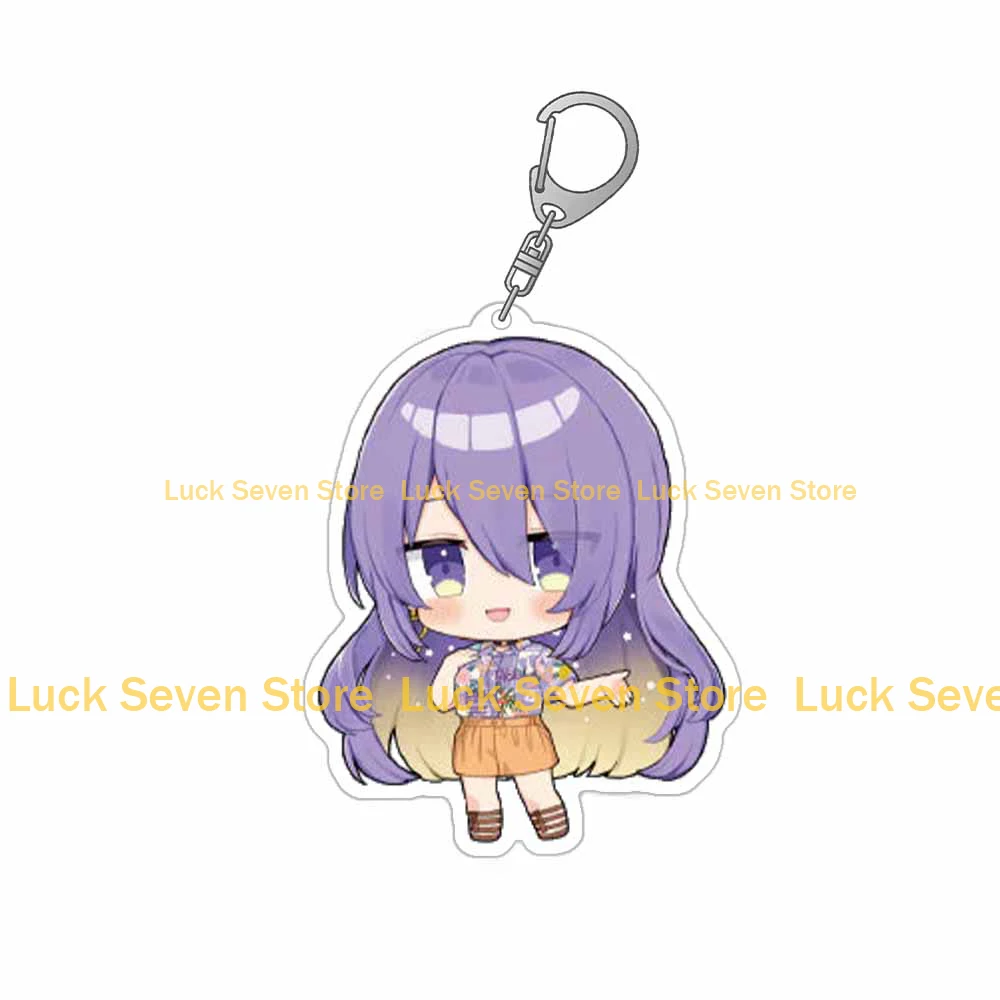 Фото VTuber Hololive Chibi милый Usada Pekora La+ Darknesss праздничный подарок официальный акриловый брелок для ключей сумка портативная игрушка в стиле аниме №4