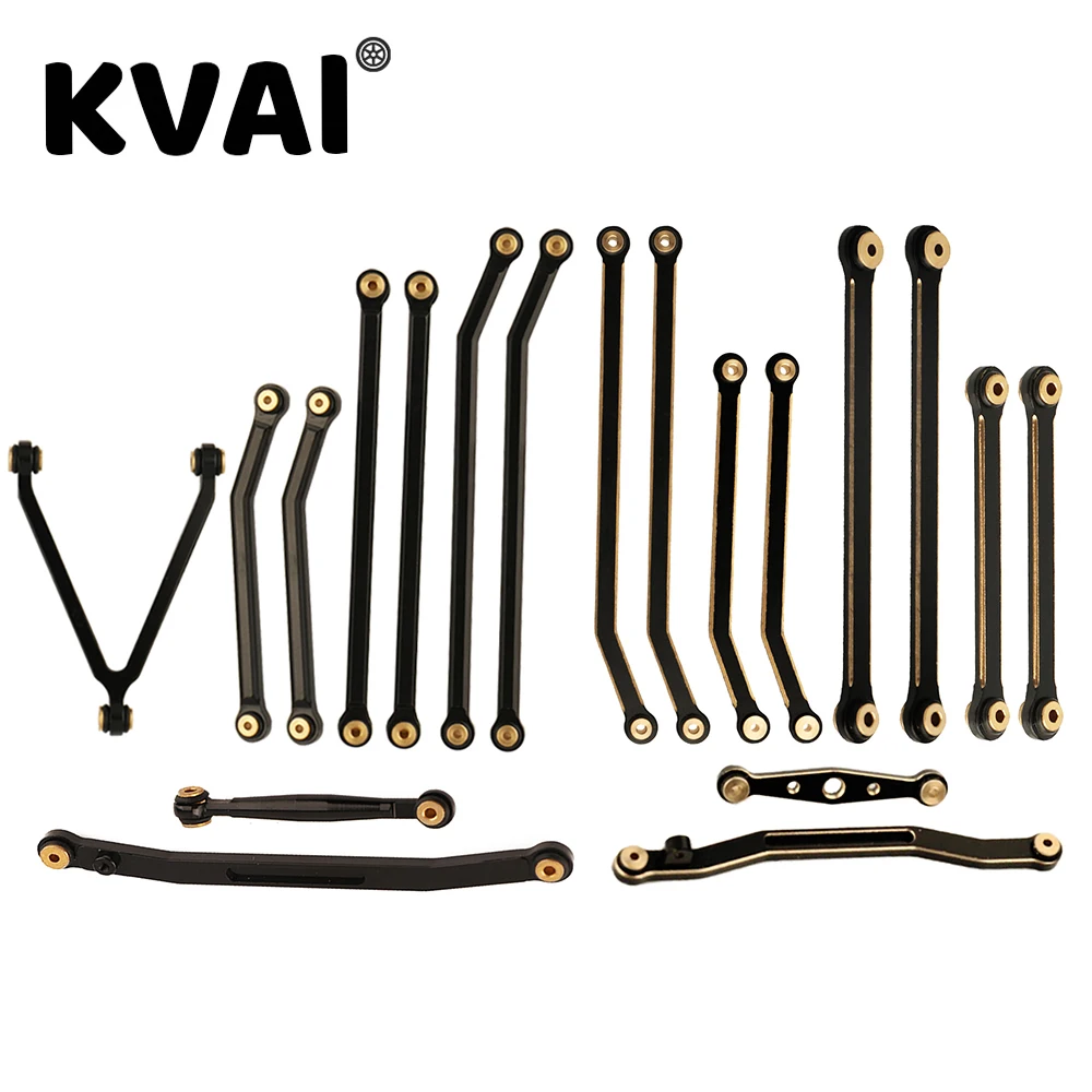 Металлические латунные звенья рулевой тяги с плотным допуском, звенья для 1/24 RC Crawler Axial SCX24 90081 C10 AXI00005, аксессуары, обновленные детали