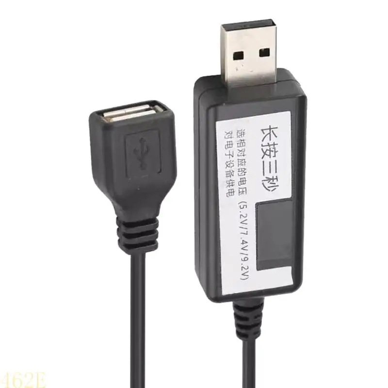 Фото 462E Много напряжения USB Внешнее питания кабеля кабеля USB -заглушка до 5,2 В 7,4 В 9,2 В №3
