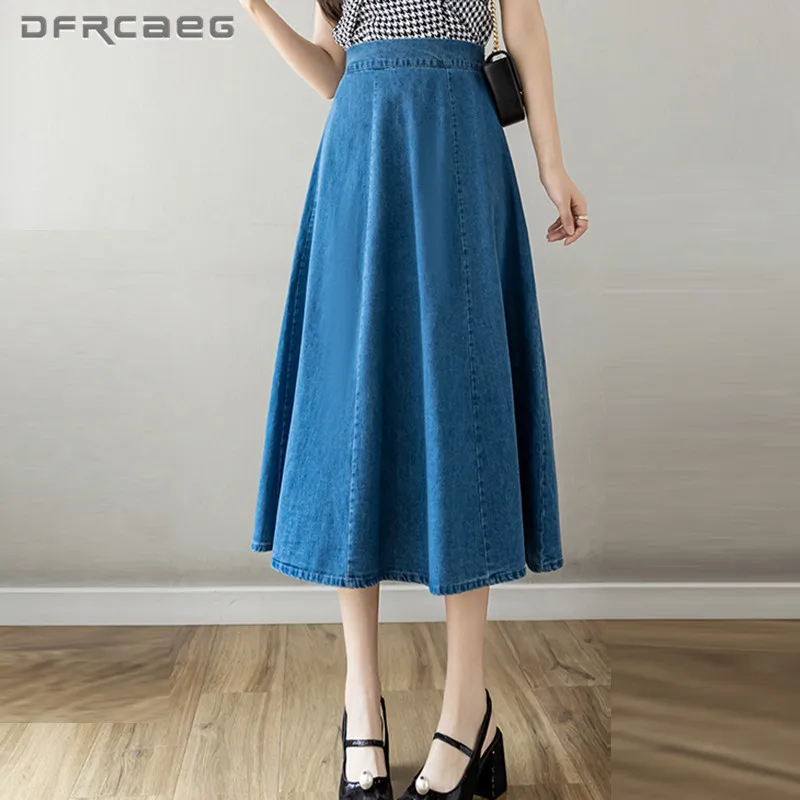 

Женская прямая джинсовая юбка с поясом, облегающая привлекательная хлопковая юбка с разрезом, уличная одежда, 145 см, XXS, лето 2022