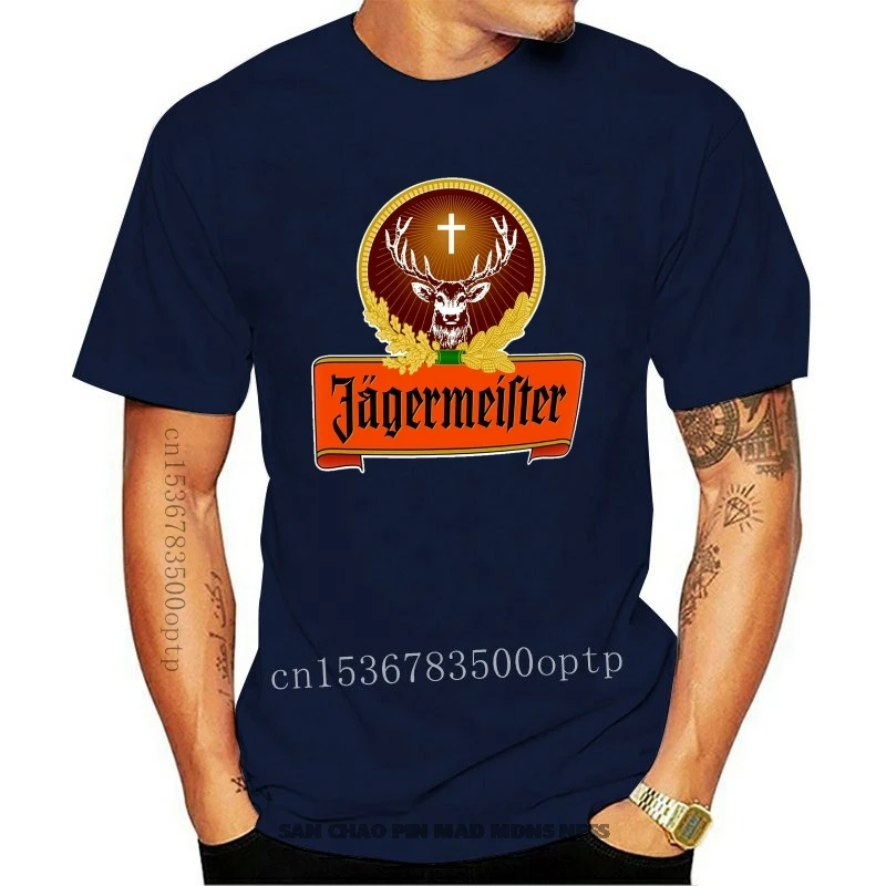 

JAGER BOMB COCKTAIL JAGERMEISTER GERMAN ALCOHOL LOGO SIZE USA SIZE T-SHIRT EN1