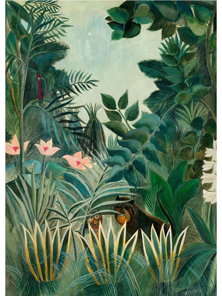 

Постер Анри Руссо Экзотический Лес