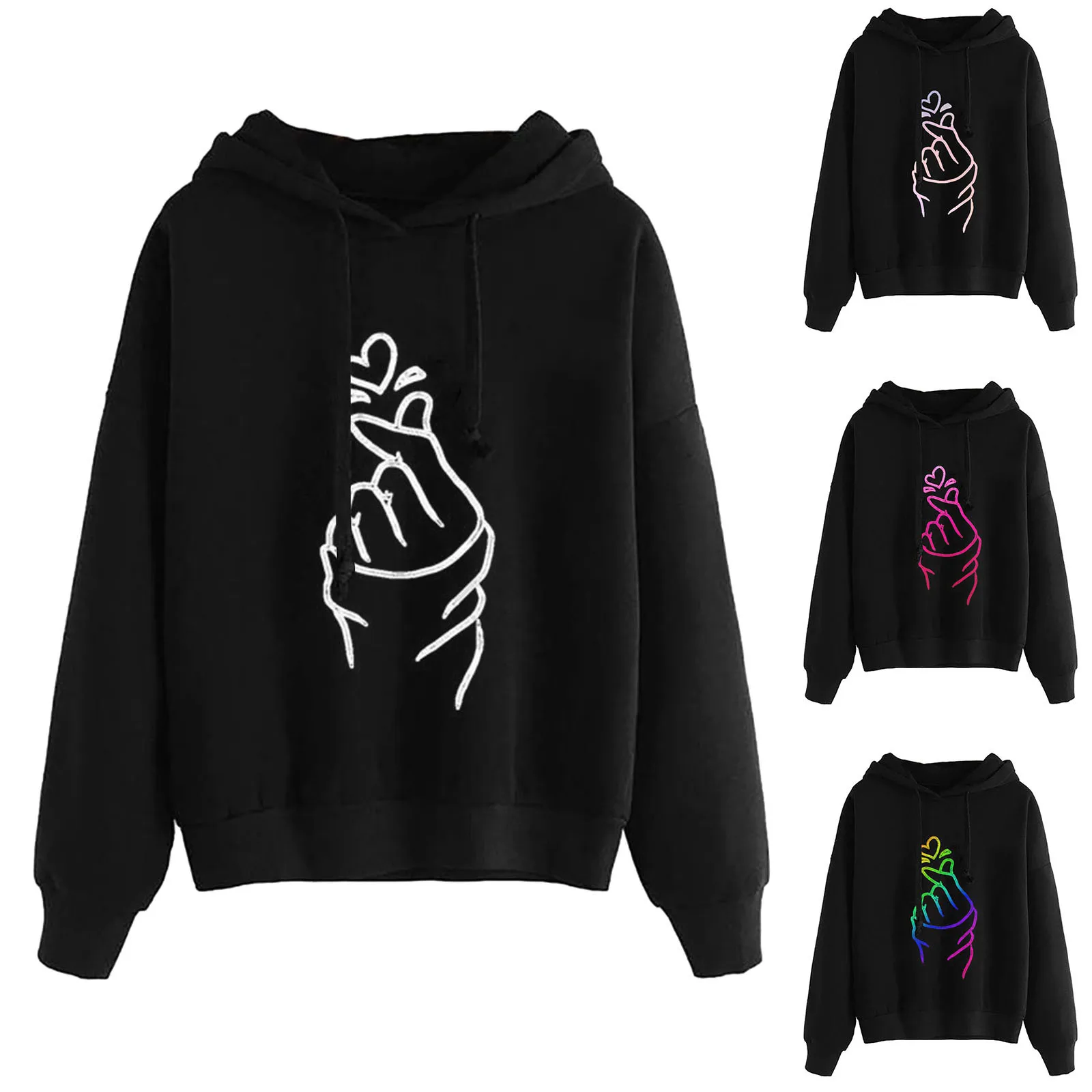 

Женские милые толстовки с принтом, толстовка с длинным рукавом и принтом, пуловер, топы, толстовки, свитшоты на молнии для женщин