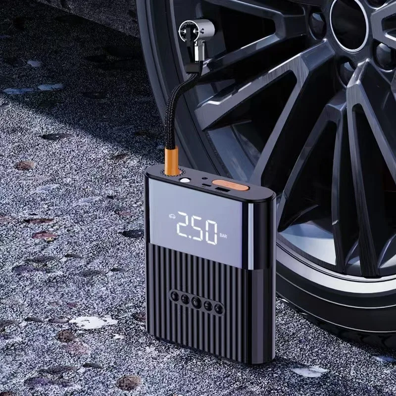 

12V Portable Air Pump 12V 150PSI Emergency Battery Booster Air Compressor for Car Bike Motorcycle