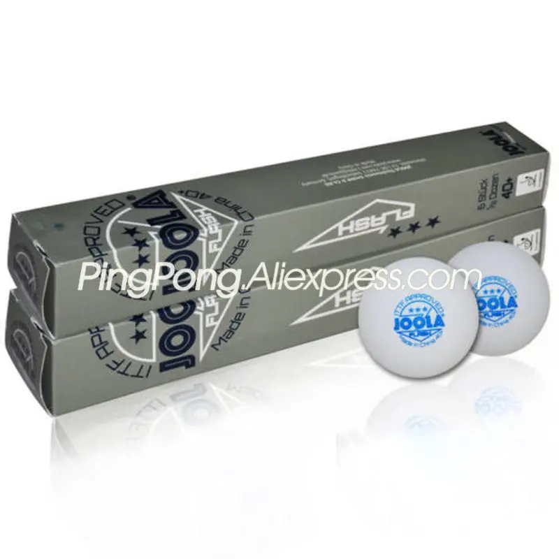 

12 Balls JOOLA 3 Star Table Tennis Ball Seamless 40+ New Material Poly Plastic Original JOOLA FLASH 3-STAR Ping Pong Balls
