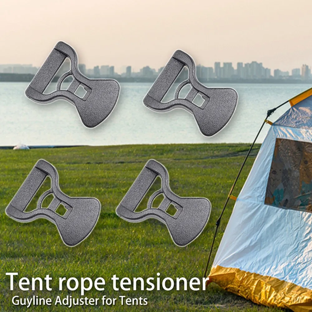

10 Pcs Outdoor Camping Tent Tarp Adjustment Buckle 25*19mm Plastic Tent Buckle Accessories For Camping Hiking Tent Parts