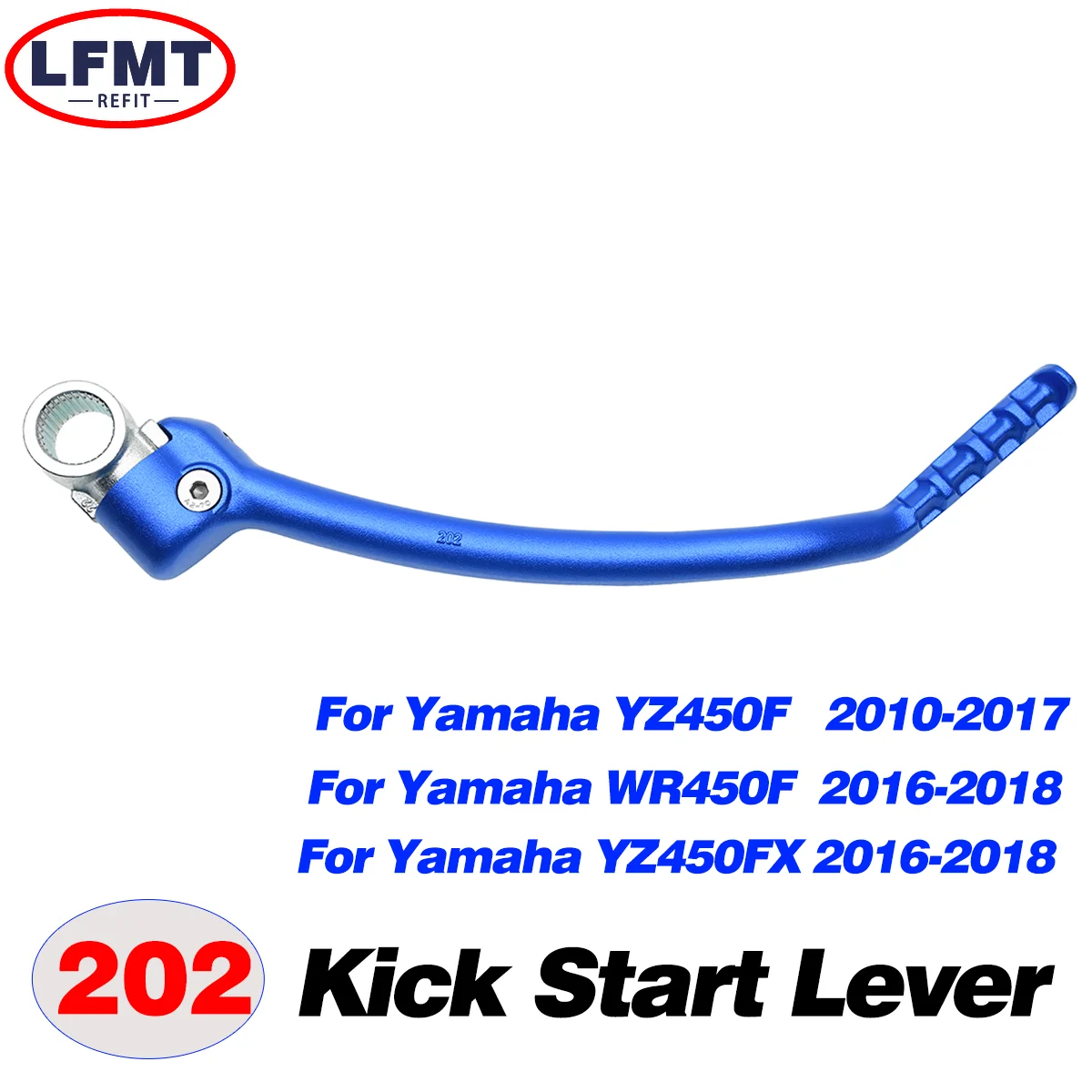 Мотоциклетная кованая педаль стартера с ЧПУ 1986-2023 для Yamaha YZ250 YZ250FX YZ125 YZ250X YZ450FX WR450F