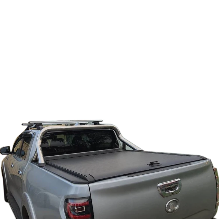 

Pickup Accessories Manual Design Waterproof Retractable Tonneau Bed Cover Roller shutter cover for Great Wall Poer GWM Cannon