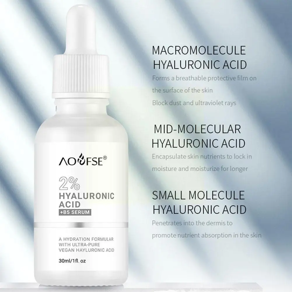 

Увлажняющая и осветляющая сыворотка для лица, с гиалуроновой кислотой 2%, 30 мл