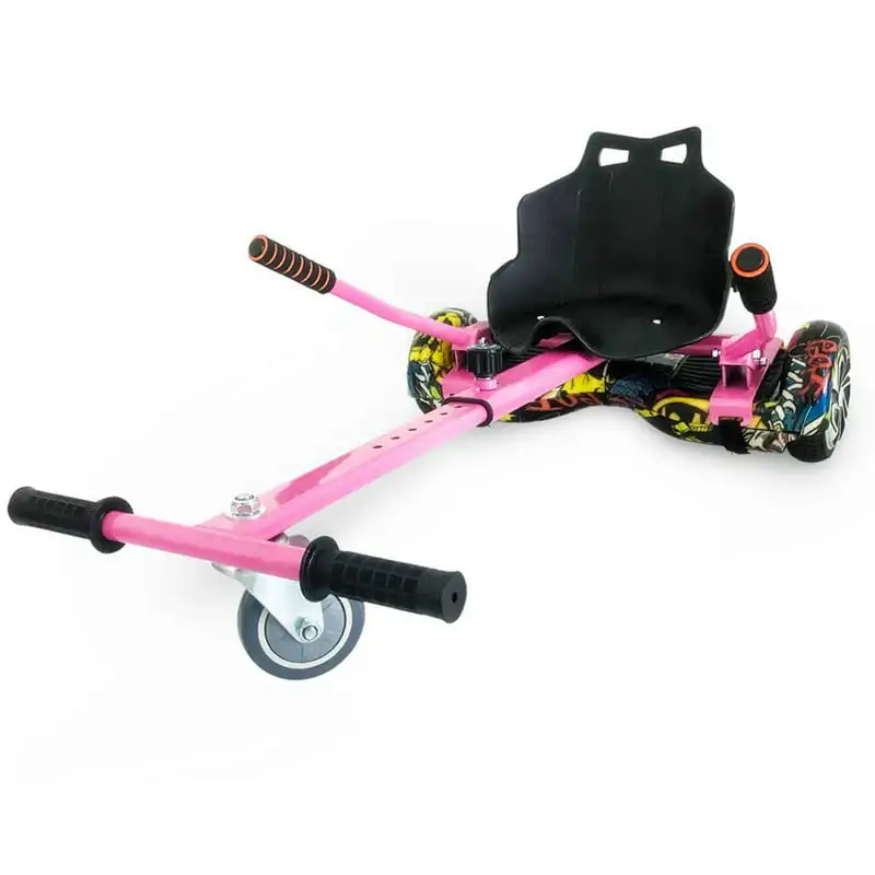 

Hover Kart Go Kart Adjustable Seat Attachment for 6.5" Hover-Board Buggy - Pink