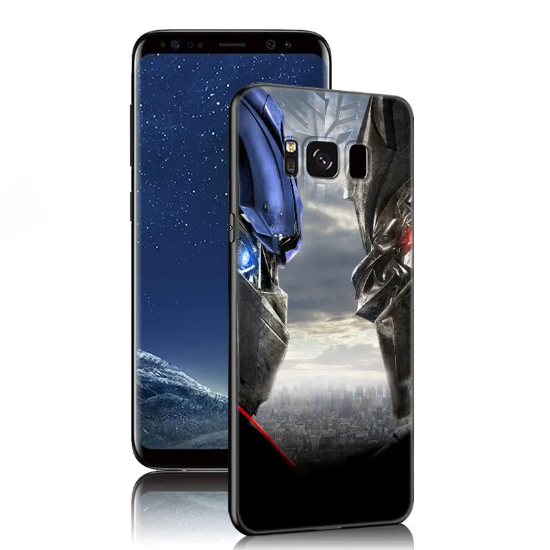 Черный силиконовый чехол Трансформеры Autobot для телефона Samsung Galaxy S20 S23 FE S21 S22 S24 Plus