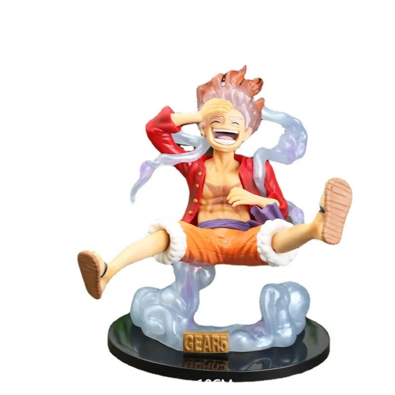 

Anime One Piece Laughing Luffy Nika Everyone Fruit Awakening Fifth Gear Sun God Anime Action Figures Kawaii Toys Figure 18cm