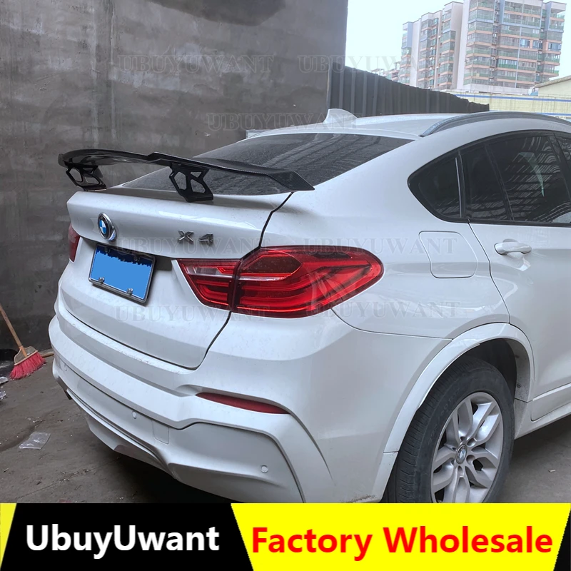 

Car Styling Carbon Fiber Exterior Modified Rear Spoiler Tail Trunk Lip Wing Decoration Fit For BMW X4 F26 GTS-V Style Spoiler