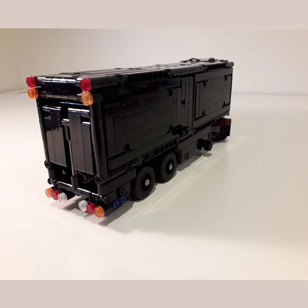

MOC-19043 Knight Rider Trailer Unit for Mini Mack Anthem Building Block Model Spliced Electric Toy Puzzle Kids Gift