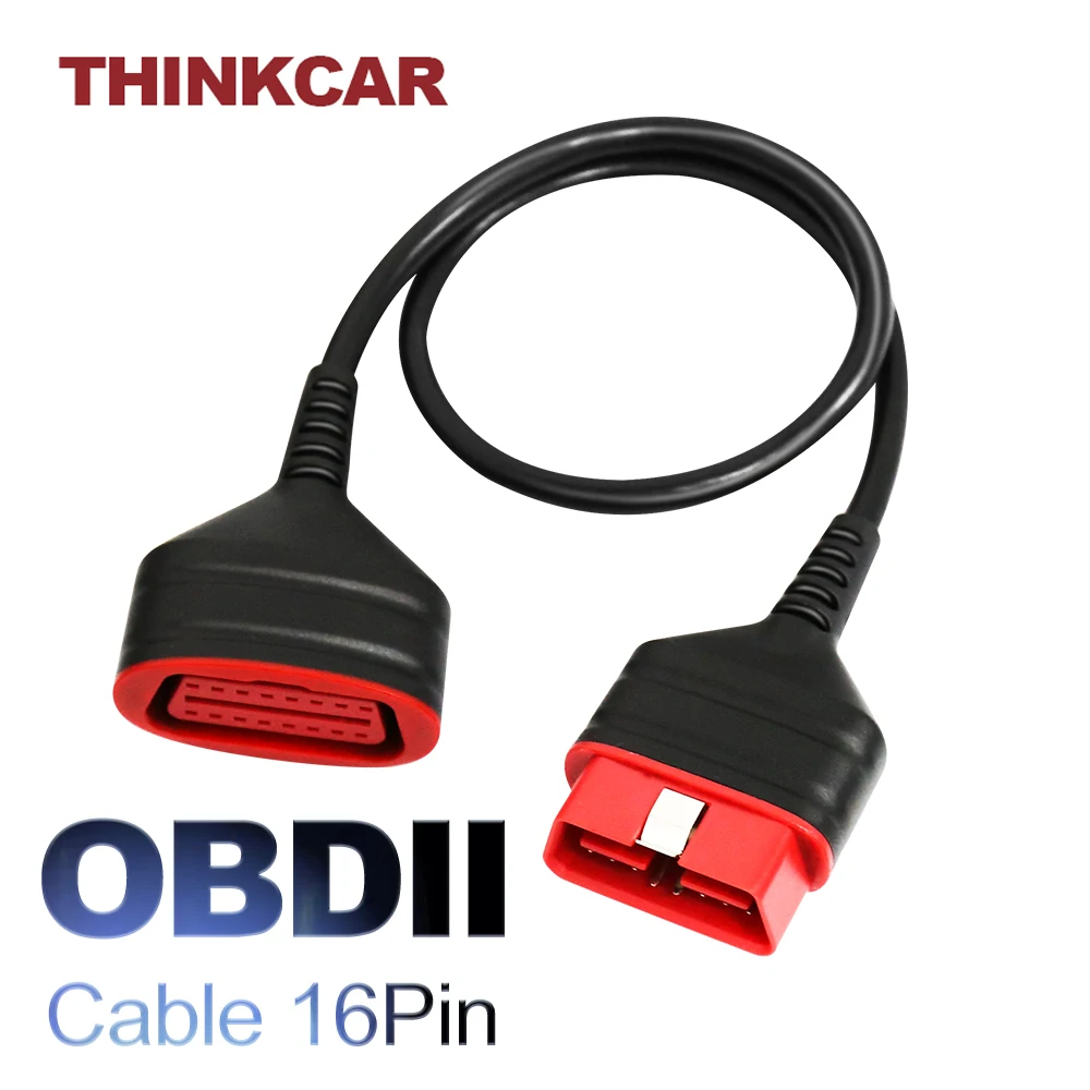 

THINKCAR ThinkDiag OBD2 Удлинительный кабель, 16 контактов, штекер-гнездо, автомобильный диагностический удлинитель, универсальный автомобильный адаптер, шнур