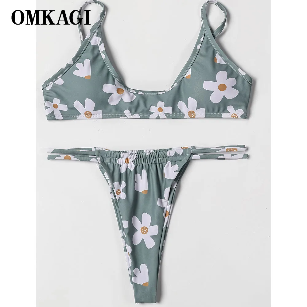 Набор микро-бикини OMKAGI купальник для женщин с высоким вырезом бикини сексуальный