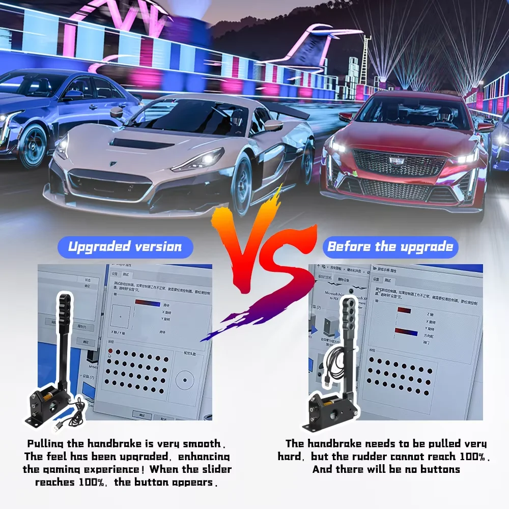 ПК USB SIM гоночные игры обновленная версия ручного тормоза с кронштейном для Logitech G25 G27 G29 T300 T500 Assetto corsa Dirty 2.0 4.0 (art.: 3920cfbcd1720) - 3920cfbcd1720