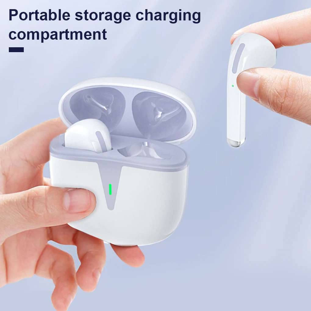 

Bluetooth-Compatible Earbuds Rechargeable Wireless Earphones Stereo Audio Hands-Free Sports Fitness Headphones