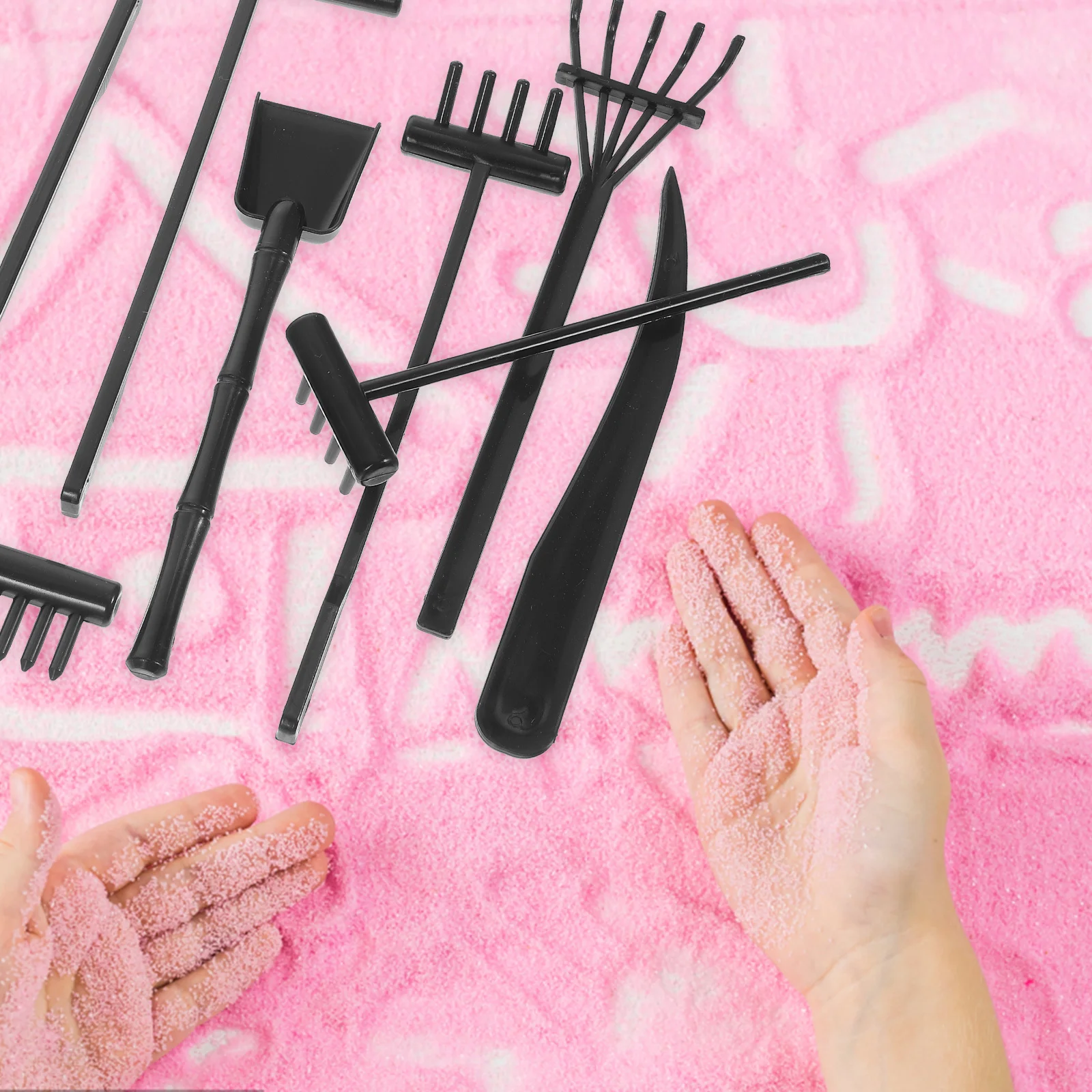 Песочница песочница маленькие грабли инструмент украшение садовые щетки для