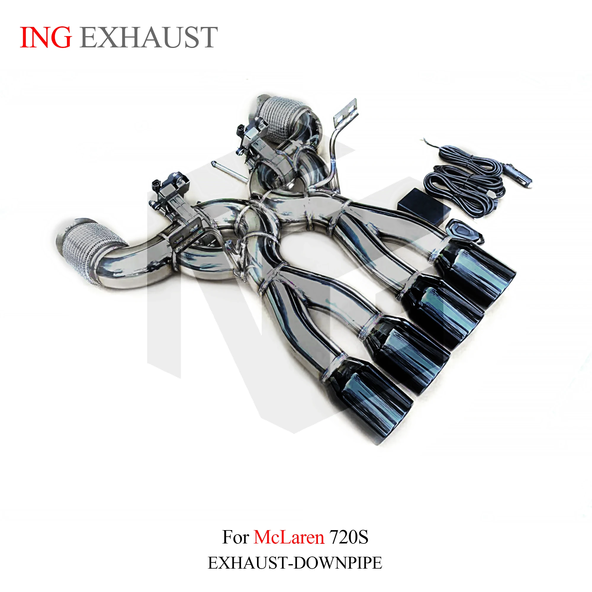 ING из нержавеющей стали 304 выхлоп Boost Catback для Mclaren 720s 4 0 T задние двойные