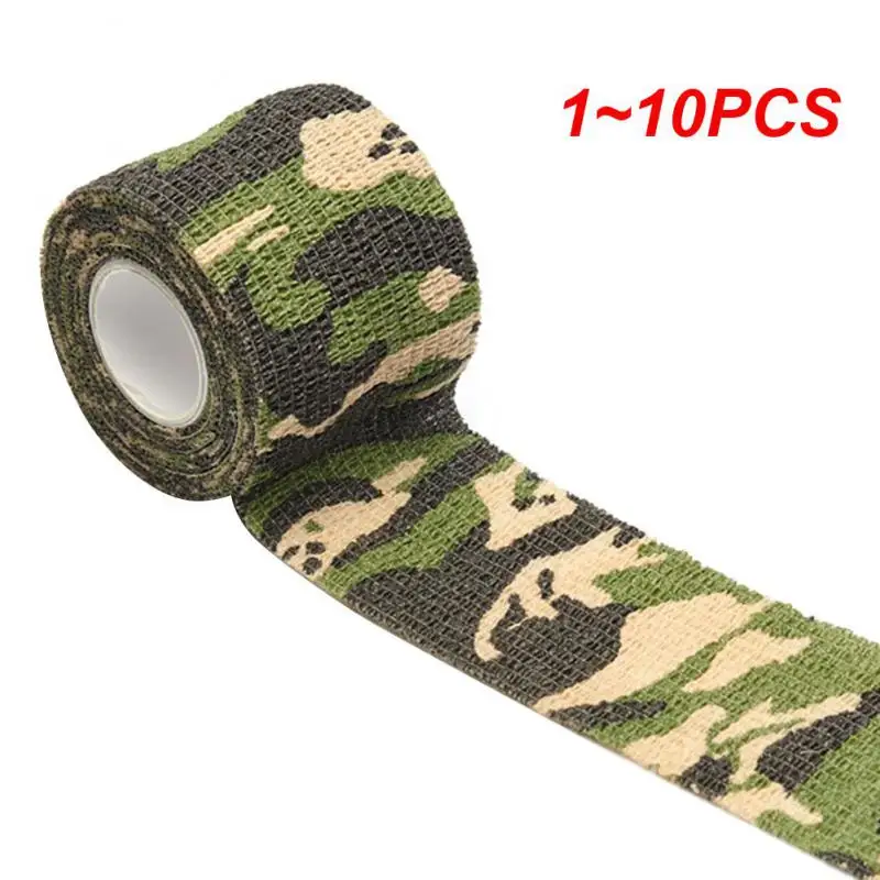 

1~10PCS Stretchy Breathable High-quality Multipurpose Easy-to-use Versatile Camouflage Bandage For Outdoor Activities Non-woven