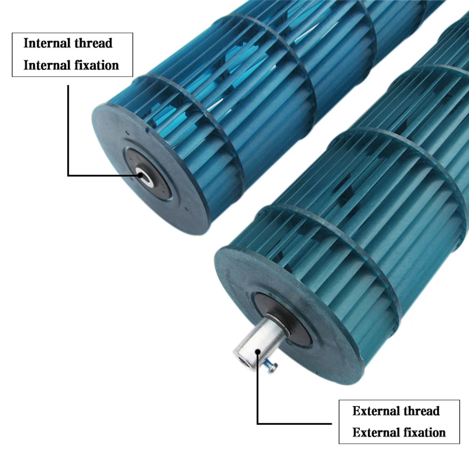 Воздуходувка для кондиционера 1-3P с поперечным потоком пластиковая крыльчатка