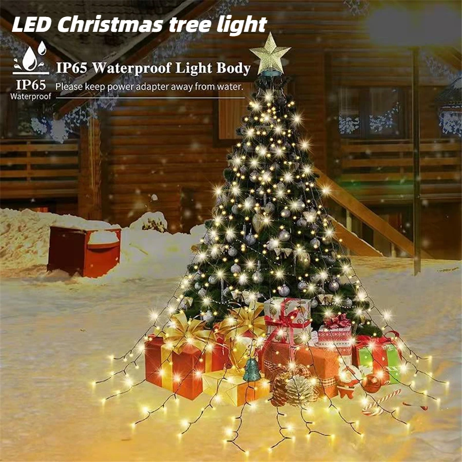 280/400 светодиодная Рождественская гирлянда